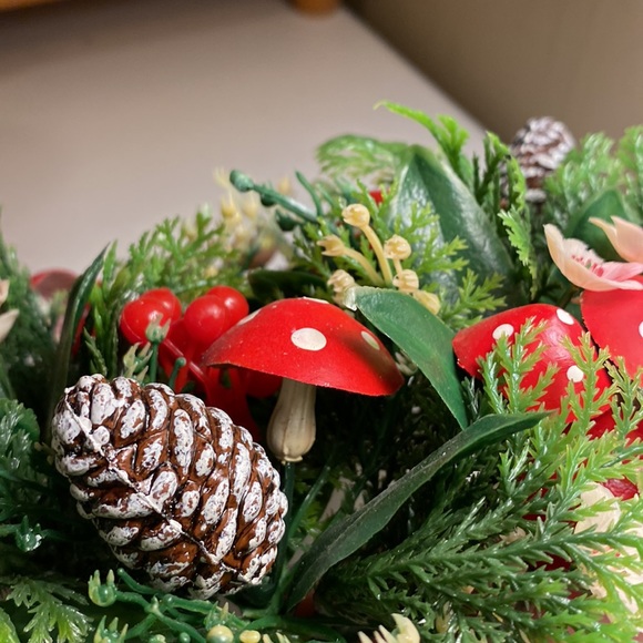 Plastic Christmas Candle Ring Set of 2 - Picture 4 of 9